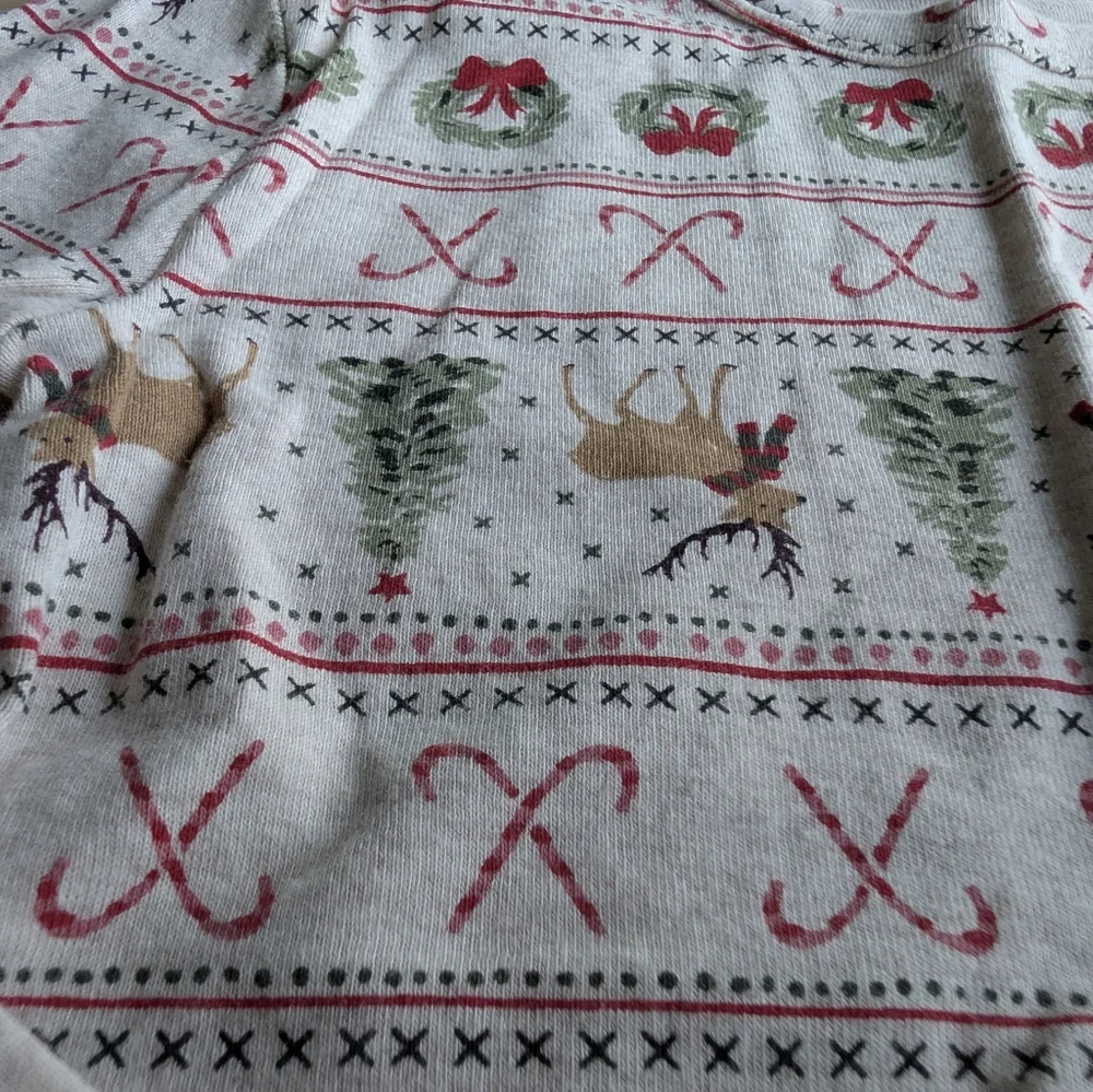 GAP Kids Organic‎ Cotton Holiday, Christmas Pajama Set Size 10